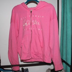 Hollister Tops - HOLLISTER LOGO ZIP UP HOODIE Hollister Tops - HOLLISTER LOGO ZIP UP HOODIE